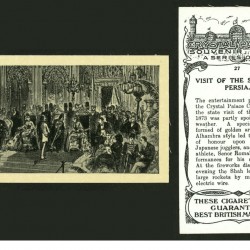 Visit of the Shah of Persia