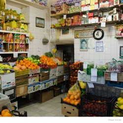 Grocery store in Valiasr street, Tehran