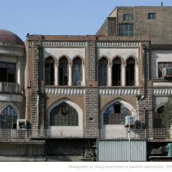 Lalezar avenue, Tehran - تقاطع لاله زار و خیابان استانبول، کافه پارس