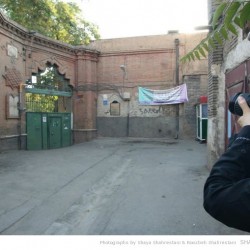 Ettehadiyeh House, Lalezar avenue, Tehran - خیابان لاله زار، ورودی خانه و باغ اتحادیه
