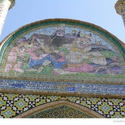 Rostam kills White Deev - نبرد رستم و دیو سفید