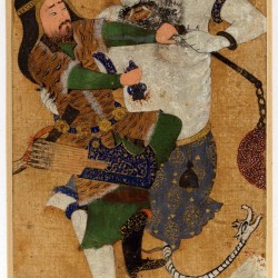 Rostam kills White Deev - نبرد رستم و دیو سفید