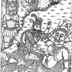 Rostam kills White Deev - نبرد رستم و دیو سفید