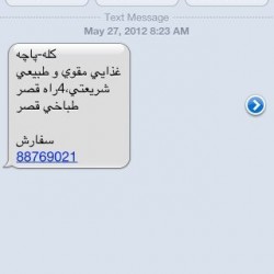 Iranian SMS Advertisement