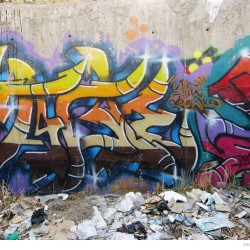 Graffiti on Tehran canal walls (7)