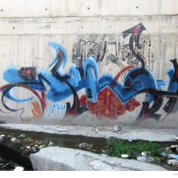 Graffiti on Tehran canal walls (14)