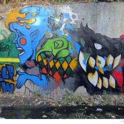 Graffiti on Tehran canal walls (60)