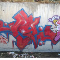 Graffiti on Tehran canal walls (71)