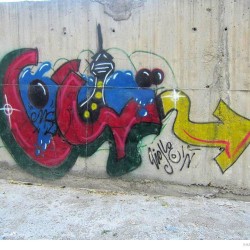 Graffiti on Tehran canal walls (78)
