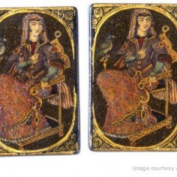 Iranian Laquer Playing Cards (Ganjifa)