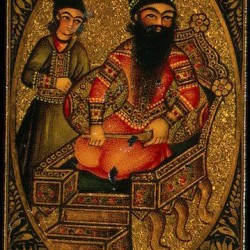 Iranian Laquer Playing Card (Ganjifa)