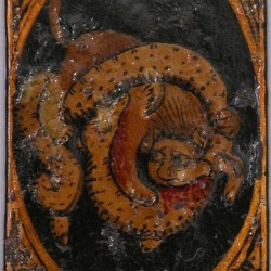 Iranian Laquer Playing Card (Ganjifa)