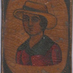 Iranian Laquer Playing Card (Ganjifa)