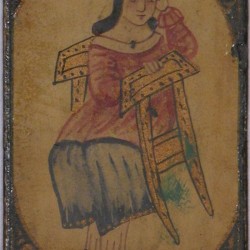 Iranian Laquer Playing Card (Ganjifa)