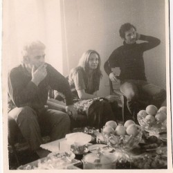 Shamloo and Naser Boqrat, Darya-kenar (Babolsar). March 1975.