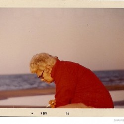 Zaghemarz beach, Caspian Sea. October 26, 1973.