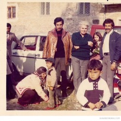 Shamloo in Zaghemarz. April 1973.