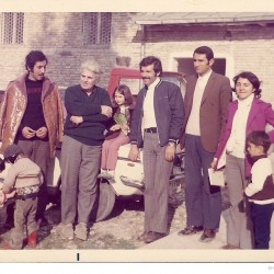 Shamloo in Zaghemarz. April 1973.